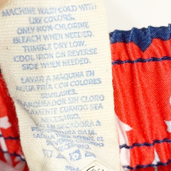 OP Ocean Pacific Anchor Print Lined Swim Trunks Board Short Elastic Waist Pocket - Picture 7 of 7